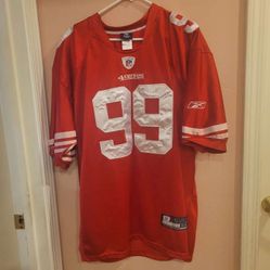 Reebok San Francisco 49ers Aldon Smith #99 Stitched On Field NFL Jersey 
Size 54. Pre-owned, good shape. Please see photos for details.