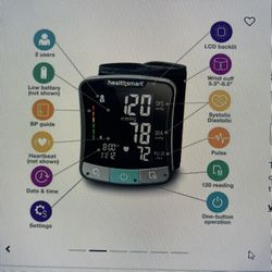 Health Smart Premium Wrist Digital Wrist Monitor 