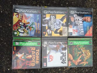 PlayStation 1 games.