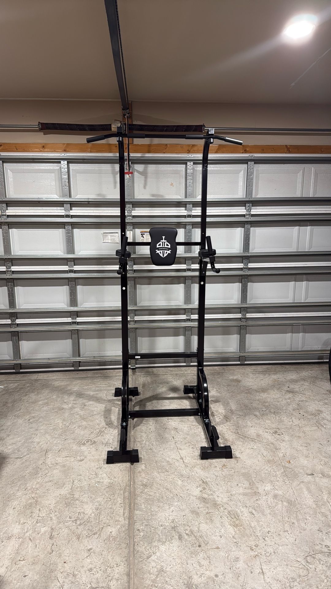 Pull Up , Abs And Push Ups Station . Workout 