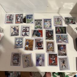 “NFL Football Card Lot Auto RC Jersey Patch Prizm Parallel Stars Rookies Holo