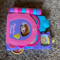 Disney Princess Book  Toys Talks And Plays Music Reads Story Snow White Ariel Cinderella Belle