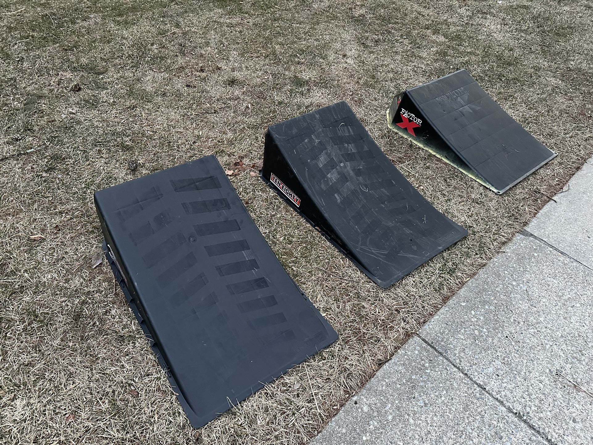 2 Ten Eighty Ramps. 1 X Factor Ramp