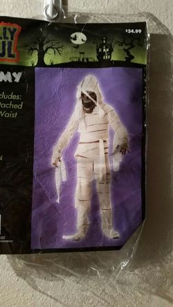 Scary Mummy size medium 8-12