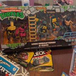 Remastered Original Ninja Turtle Action Figures 6 Pack
