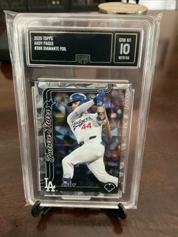 2025 Topps #388 Diamanté Foil Andy Pages Gen Mint 10