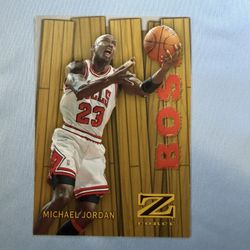 1997-98 SkyBox Z-Force “Boss” Michael Jordan 10/20B Chicago Bulls Insert NBA