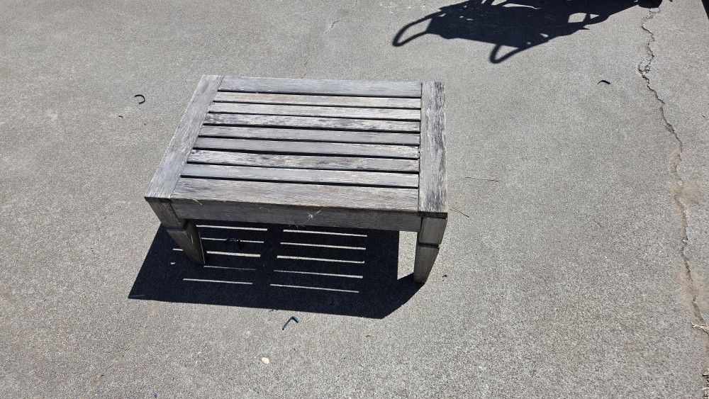 Wood Foot Stool