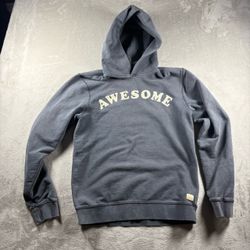 Vintage StyleScotch & Soda Men’s M Blue Washed Awesome Hoodie Distressed #2496