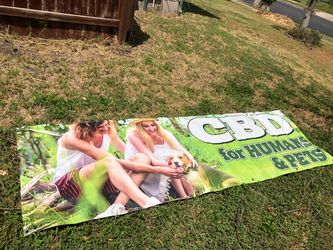 CBD for Pets Vinyl Banner