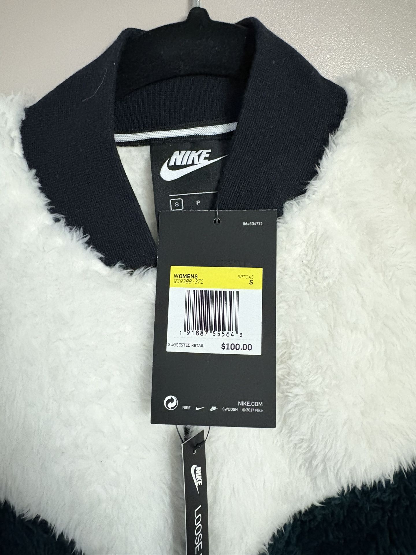 Nike Fleece Bomber Style Jacket