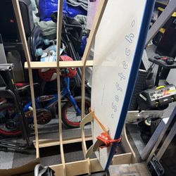 Wooden Surfboard Rack 