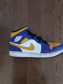 Jordan 1 Lakers