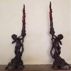 Vintage candle Holders