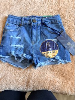 Boom Boom Jeans Distressed Shorts