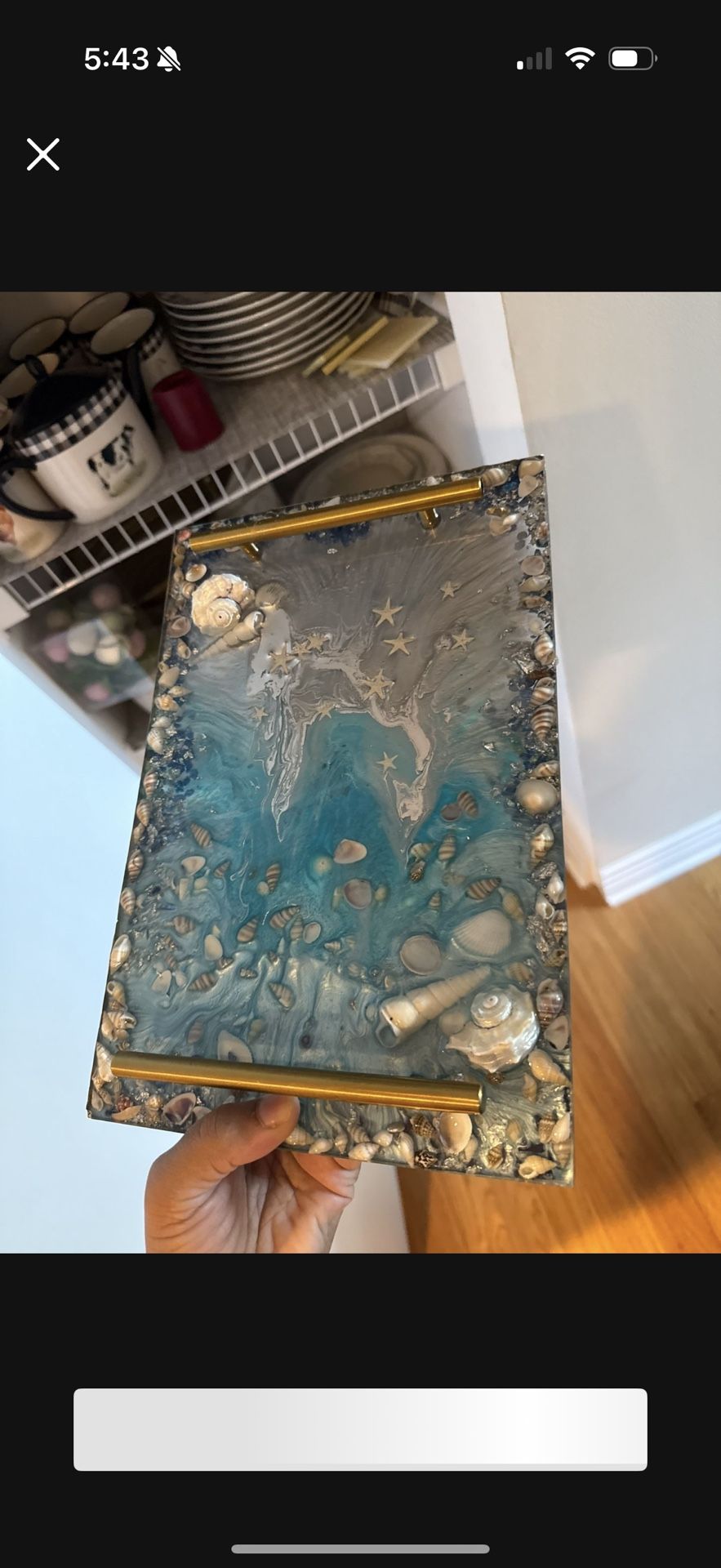 Handmade Resin Decorating Bowl And Tray Art
