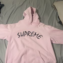 Pink Supreme Hoodie