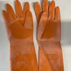 120 pairs Of New cleaning Gloves Large Rubber