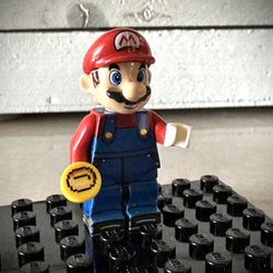 Lego Custom Mario Brothers Mario Minifigure