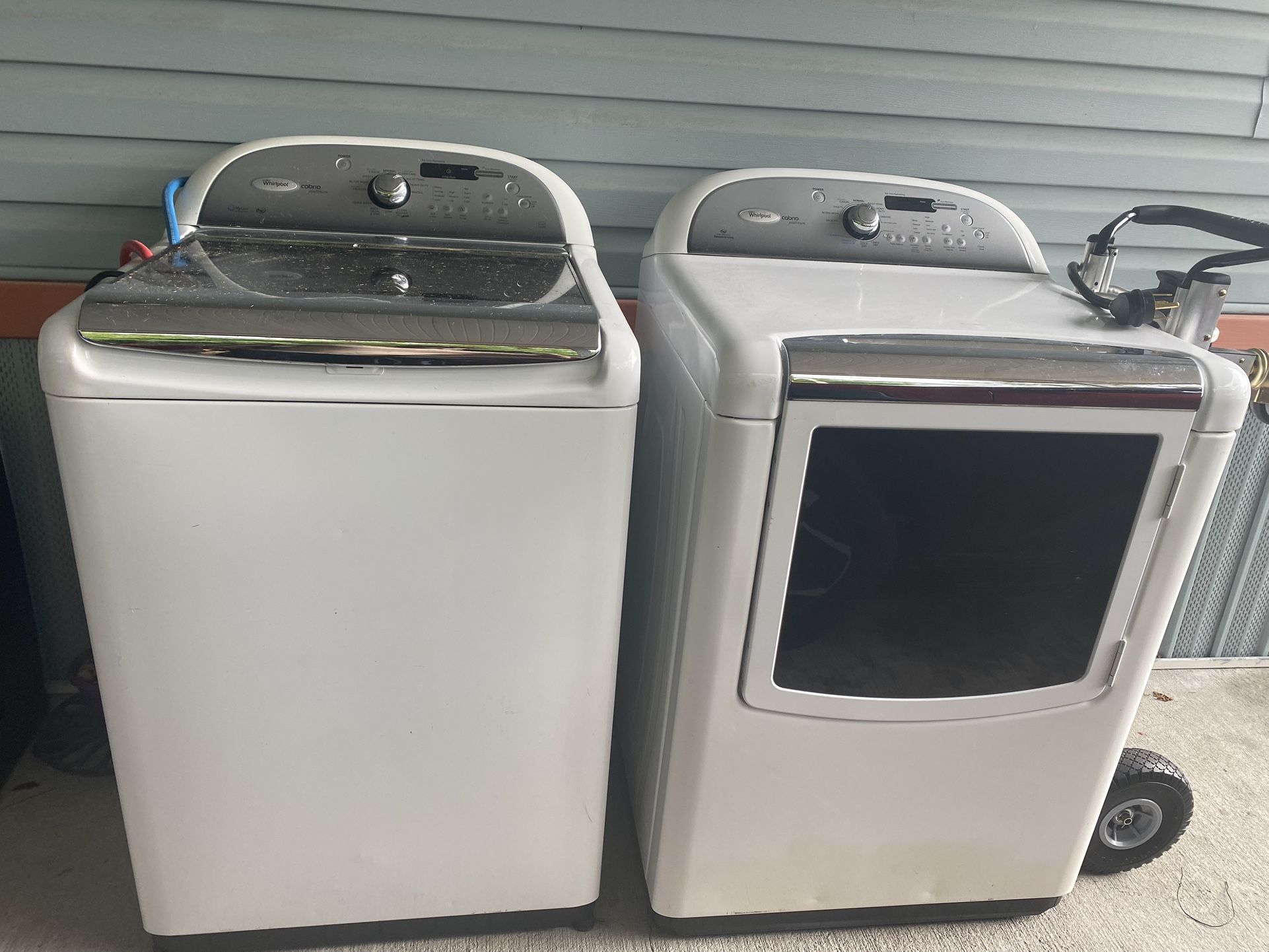 Whirlpool Cabrio Platinum washer & dryer