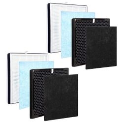 Flintar 2-Pack of Premium H13 Grade Replacement Filter Set, Compatible with RENPHO Air Purifier RP-AP001, RP-AP001S, and RP-AP002, Part # RP-AP001