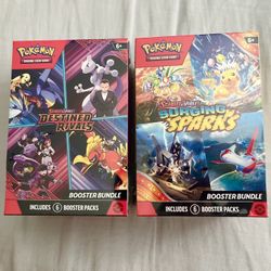 Destined Rivals And Surging Sparks Booster Bundle