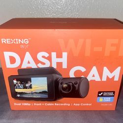 Rexing Dash Cam With 32 GB SD Card