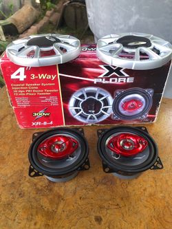 4 inch EXPLORE CAR AUDIO SPEAKERS NEW