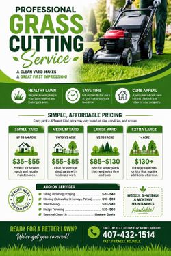 Grass cutting business