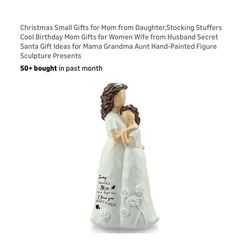 Brand new Mama Grandma Aunt Hand-Painted Figure Sculpture Presents