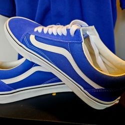 Vans Shoes Dodger Blue Color