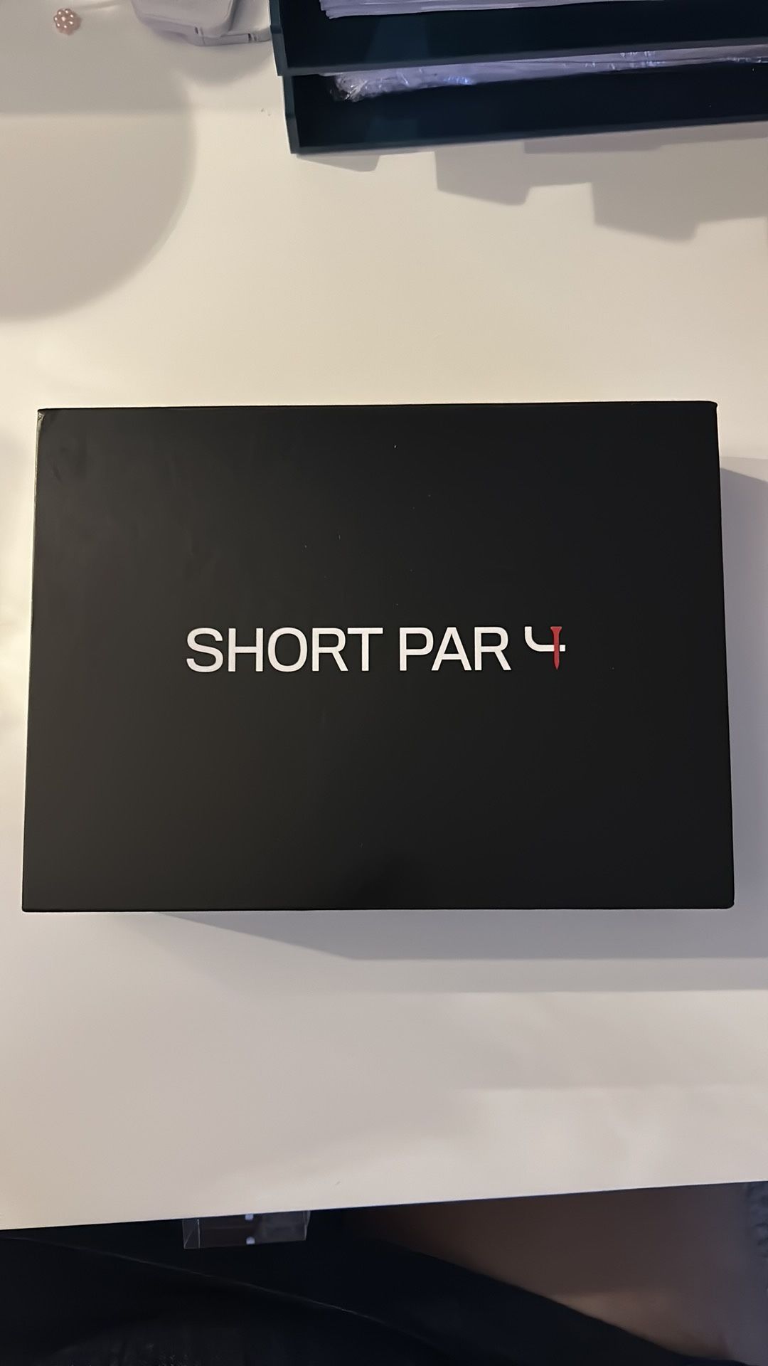 Short Par 4 • Golf Flask Gift Set