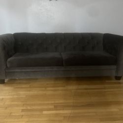 Comfortable Leather Pullout Sofa