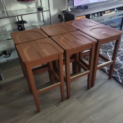 6 Sturdy Barstools Bar High