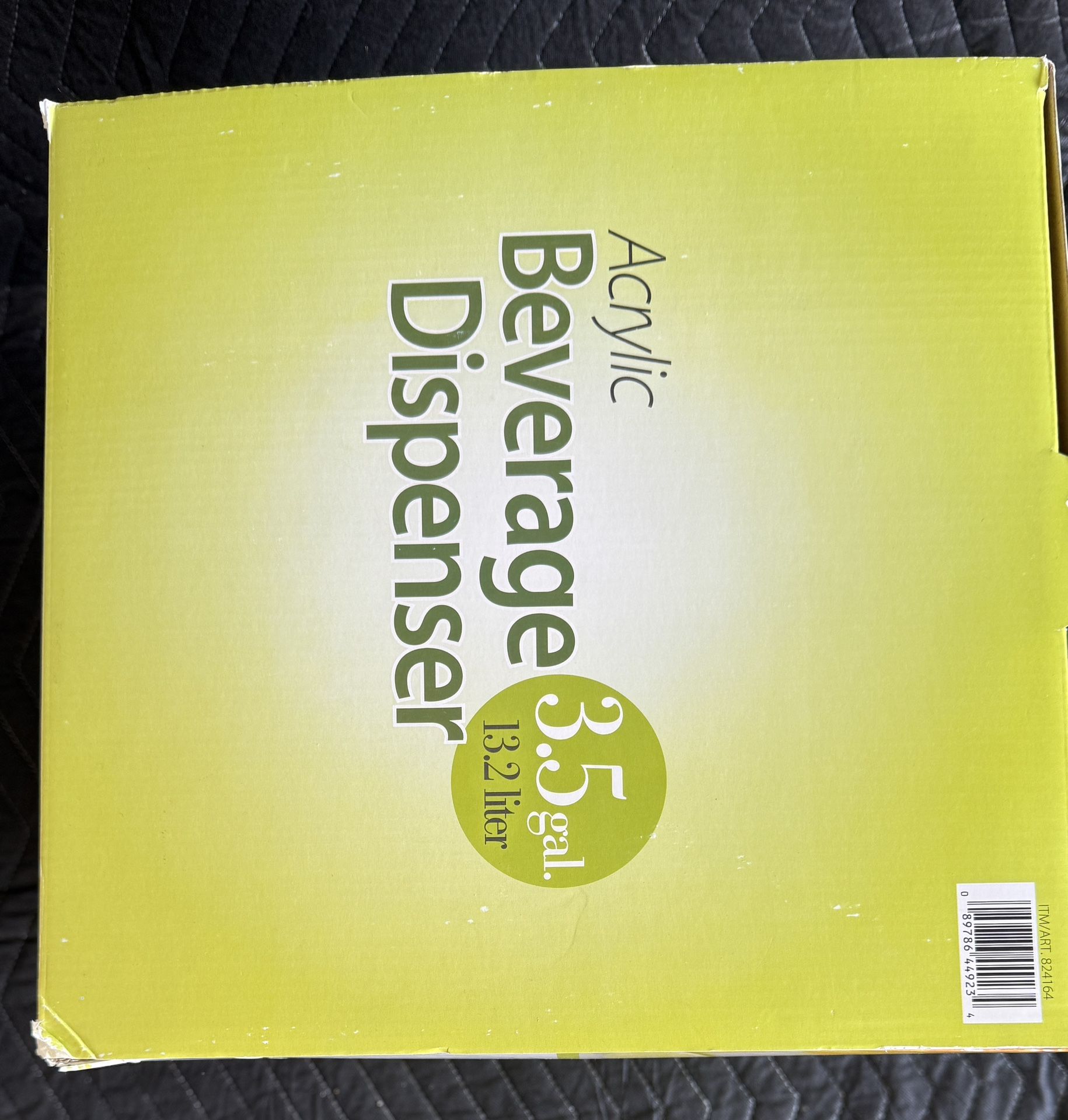 Acrylic Beverage Dispenser In Original Package