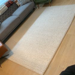 Large Rug Heavily Textured Rug 6x9