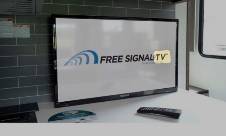 Transit tv with Amazon Fire sticker included FREE SIGNAL TV Transit 28” 12 Volt DC Powered LED Flat Screen HDTV for RV Camper Van Truck SUV Car $200