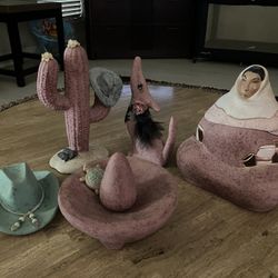 Mexican-Indian Art Deco (5 Pieces)