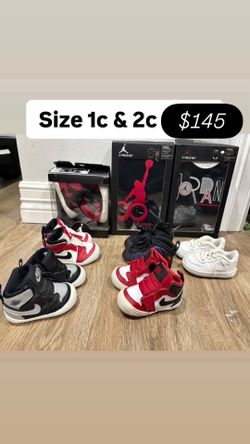 Jordan Nikes Kids Baby Shoes All For $145 1c & 2c