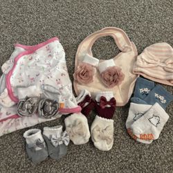 new born - 4 months baby girl clothes 
