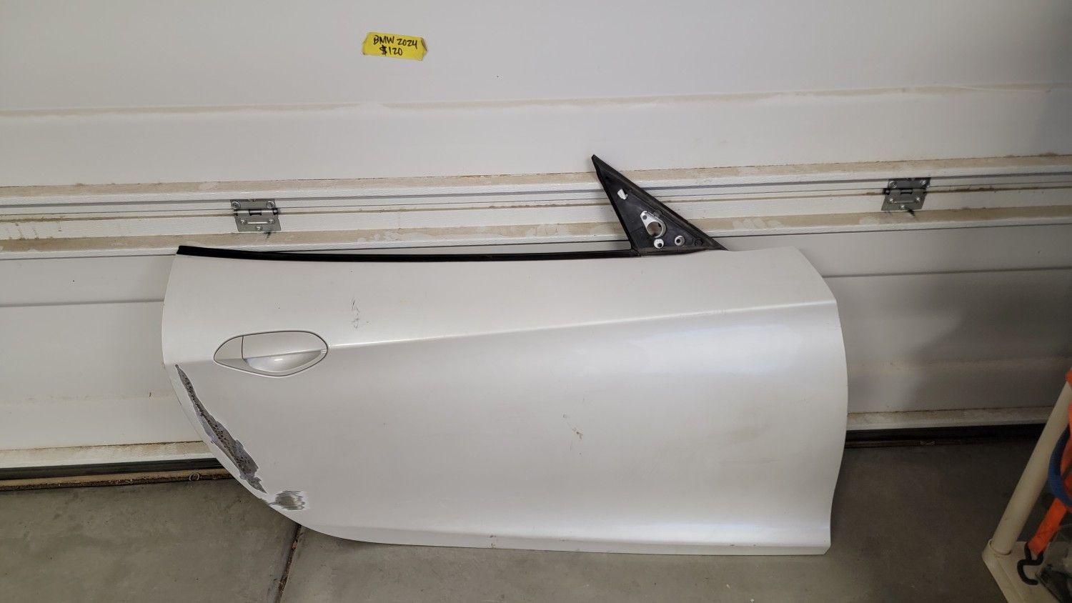 2024 BMW M4 Right Side Door w/window, handle etc.