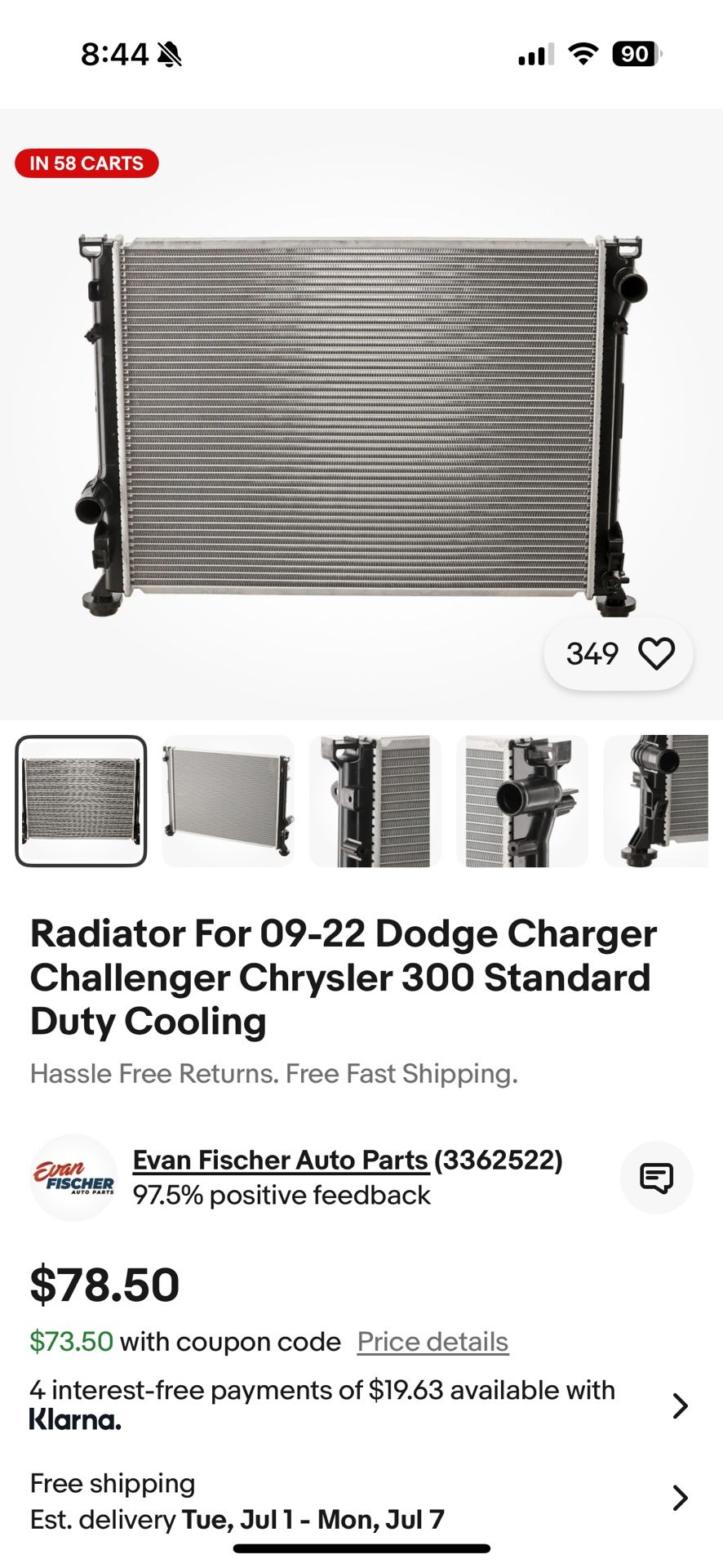 Brand New Radiator