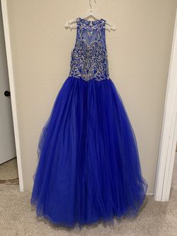 Royal blue dress / gown