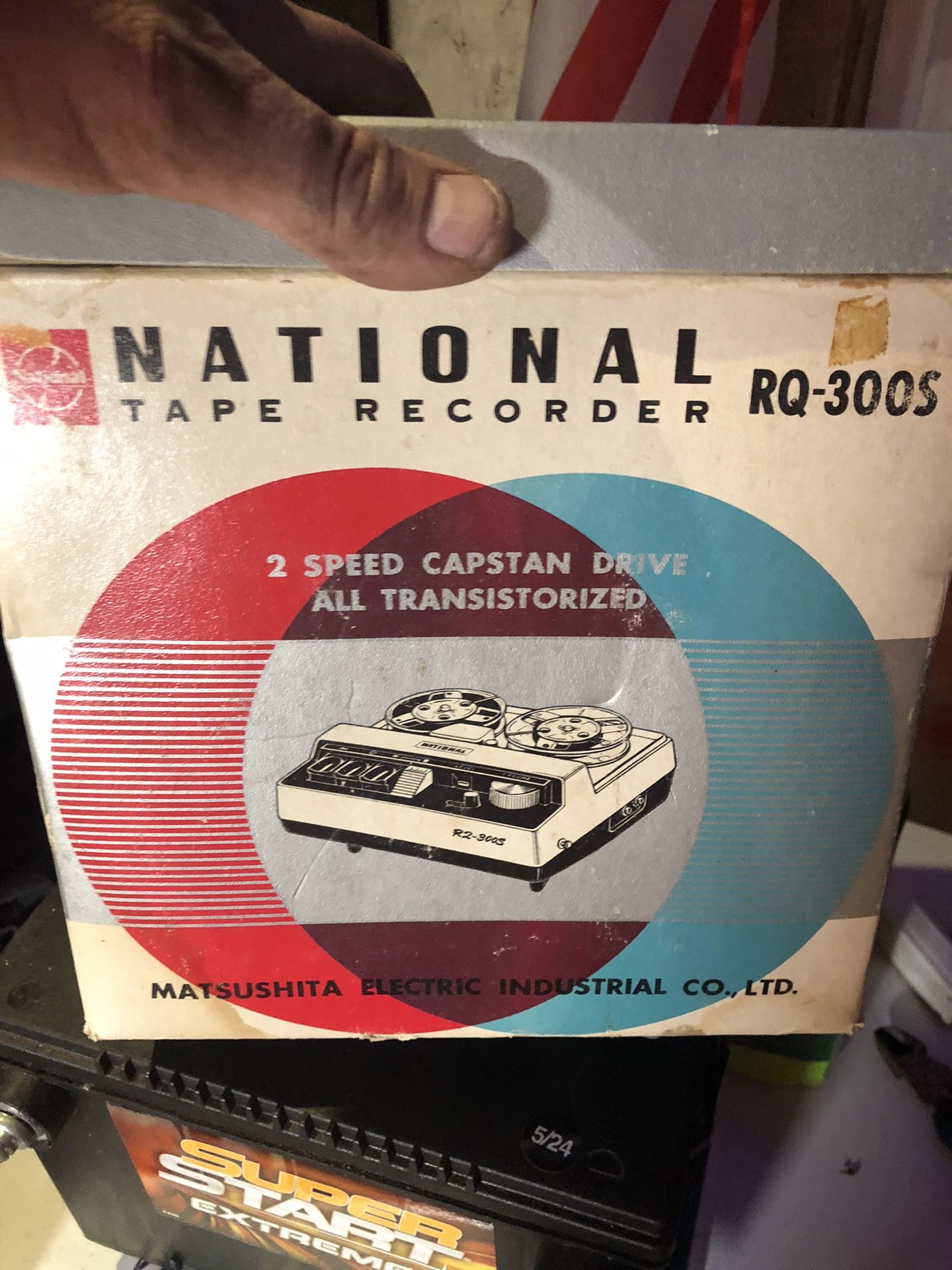Old Tape Recorder New In Box 