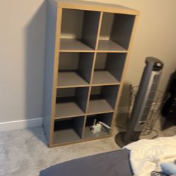 3 IKEA Kallax Shelves