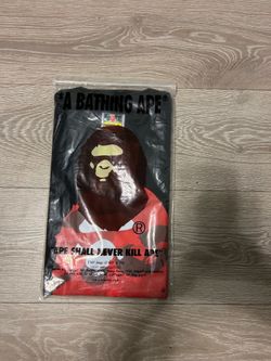 A Bathing Ape Bape T-shirt black/red Size M
