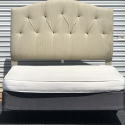Queen Size Bed with Mattress Set