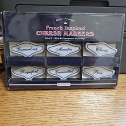 French Inspired Cheese Markers Maitre Fromager Mint Vintage 