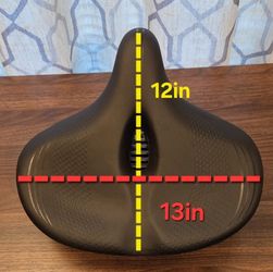 Extra Wide Bicycle Seat
