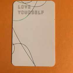 BTS V “LOVE YOURSELF” OFFICIAL PHOTOCARD Thumbnail
